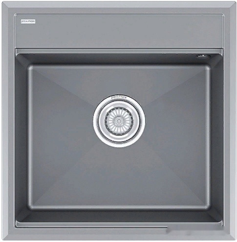 Кухонная мойка Paulmark Stepia-500 PM115051-GRM (серый металлик)