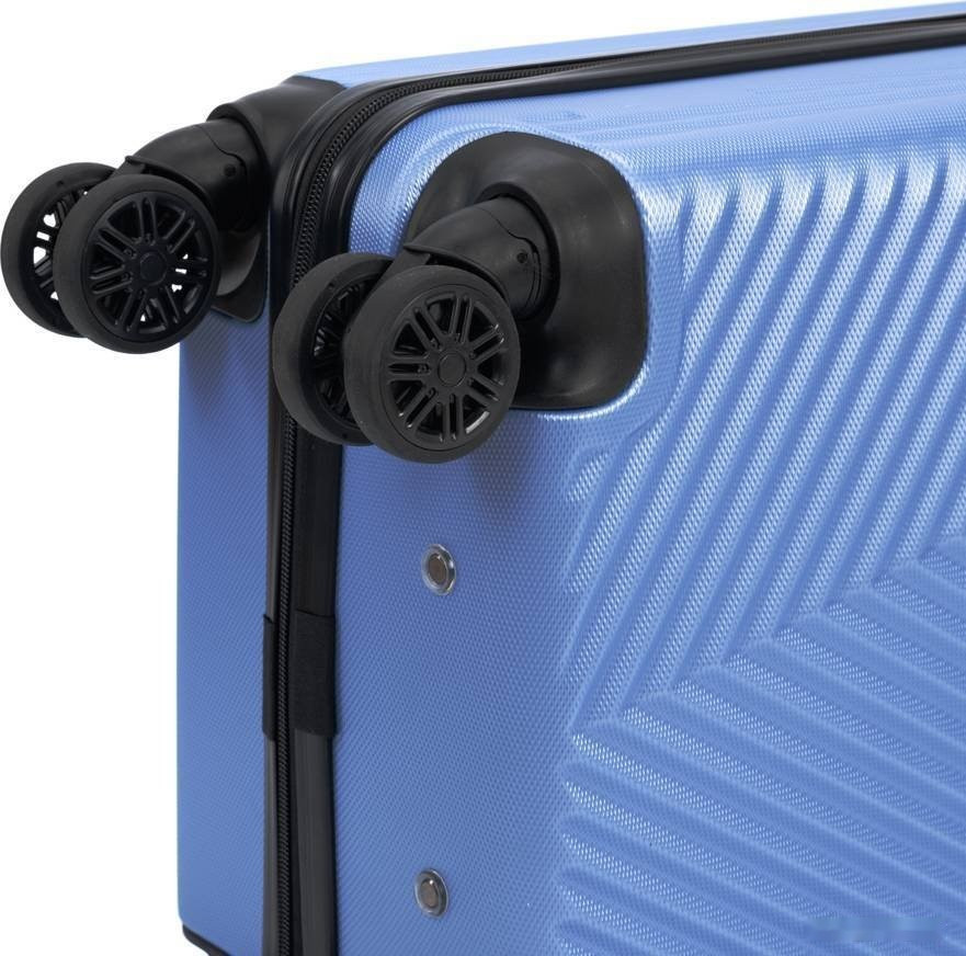 Чемодан-спиннер Torber T1919S 55 см (синий)