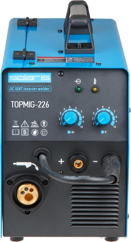 Сварочный инвертор Solaris TOPMIG-226 (горелка 3 м) Сварочный инвертор Solaris TOPMIG-226 (горелка 3 м)