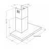 Вытяжка AKPO Feniks Slim Eco 60 wk-4 нержавеющая сталь