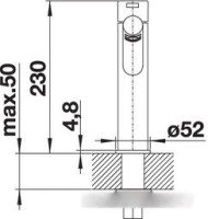 Смеситель Blanco Ambis 523118 (нержавеющая сталь)