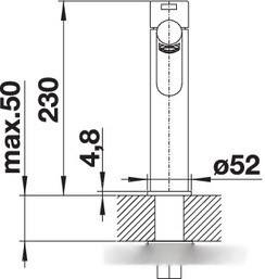 Смеситель Blanco Ambis 523118 (нержавеющая сталь) Смеситель Blanco Ambis 523118 (нержавеющая сталь)