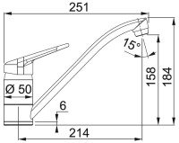 Смеситель Franke NOVARA PLUS миндаль