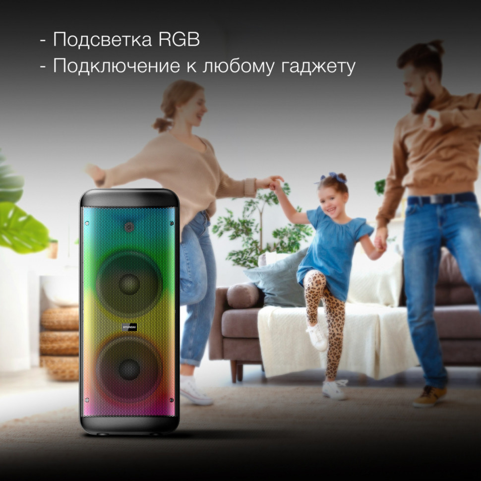 Колонка для вечеринок Hyundai H-MC1235 Колонка для вечеринок Hyundai H-MC1235