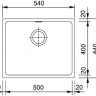Кухонная мойка Franke KBG 110-50 белая Кухонная мойка Franke KBG 110-50 белая