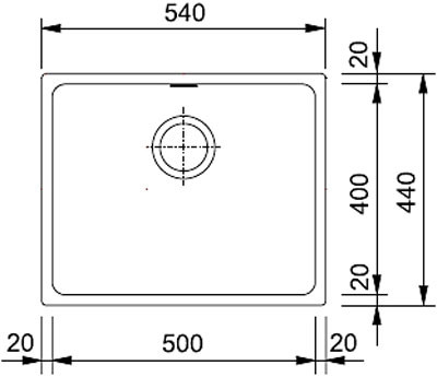 Кухонная мойка Franke KBG 110-50 белая Кухонная мойка Franke KBG 110-50 белая