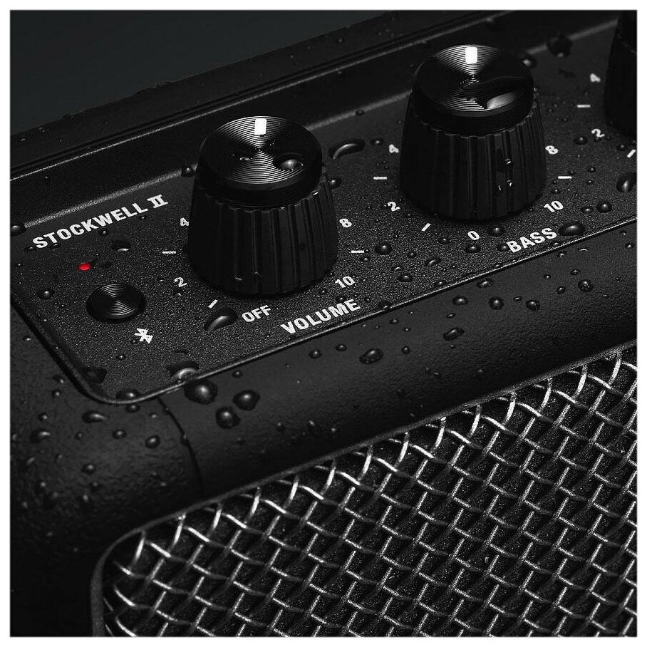 Портативная акустика Marshall Stockwell II (черный/латунь)