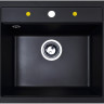 Кухонная мойка Zigmund & Shtain PLATZ 560 (Черный базальт)