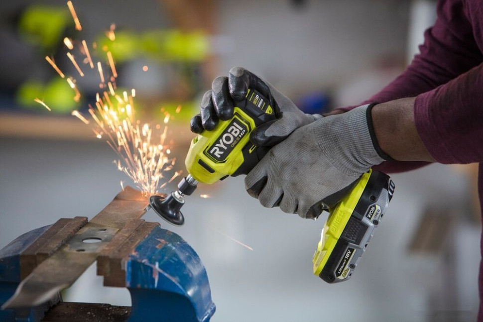 Шлифовальная машина Ryobi HP RDG18C-0 (без АКБ) Шлифовальная машина Ryobi HP RDG18C-0 (без АКБ)