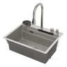 Кухонная мойка Roxen Stage Plus 560250-60-S многофункциональная 8 в 1 (60*48/текстурный сатин)