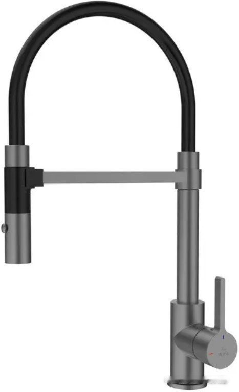 Смеситель Rose R133T (оружейная сталь)