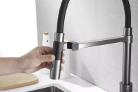 Смеситель Rose R133T (оружейная сталь)