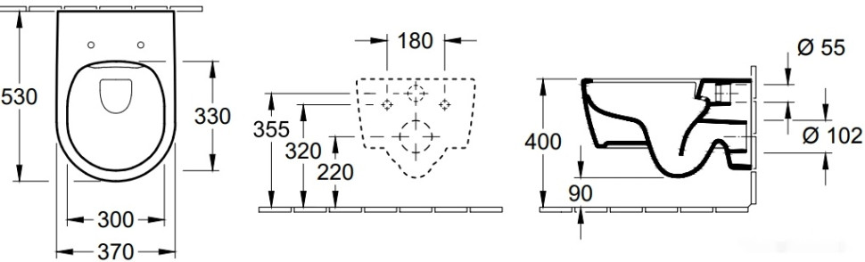 Унитаз Villeroy & Boch Avento 5656RS01