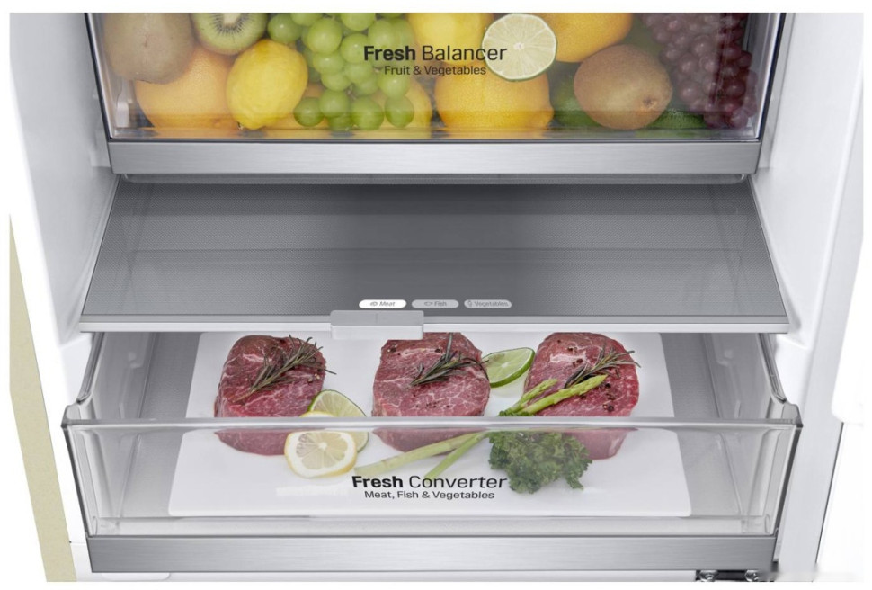 Холодильник LG DoorCooling+ GC-B459SEUM