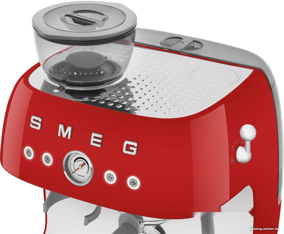 Рожковая кофеварка Smeg EGF03RDEU Рожковая кофеварка Smeg EGF03RDEU