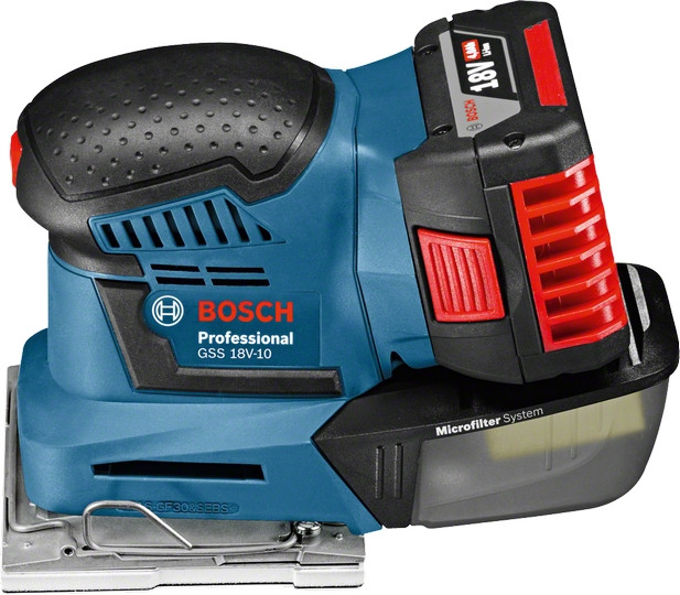 Шлифовальная машина Bosch GSS 18V-10 Professional