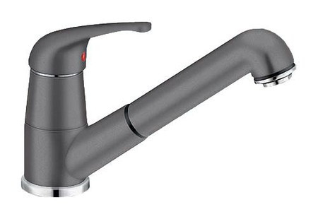 Смеситель Blanco Daras-s (гранит) темная скала