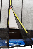 Батут GetActive Jump 8ft - 252 см с лестницей, внешней сеткой (синий)