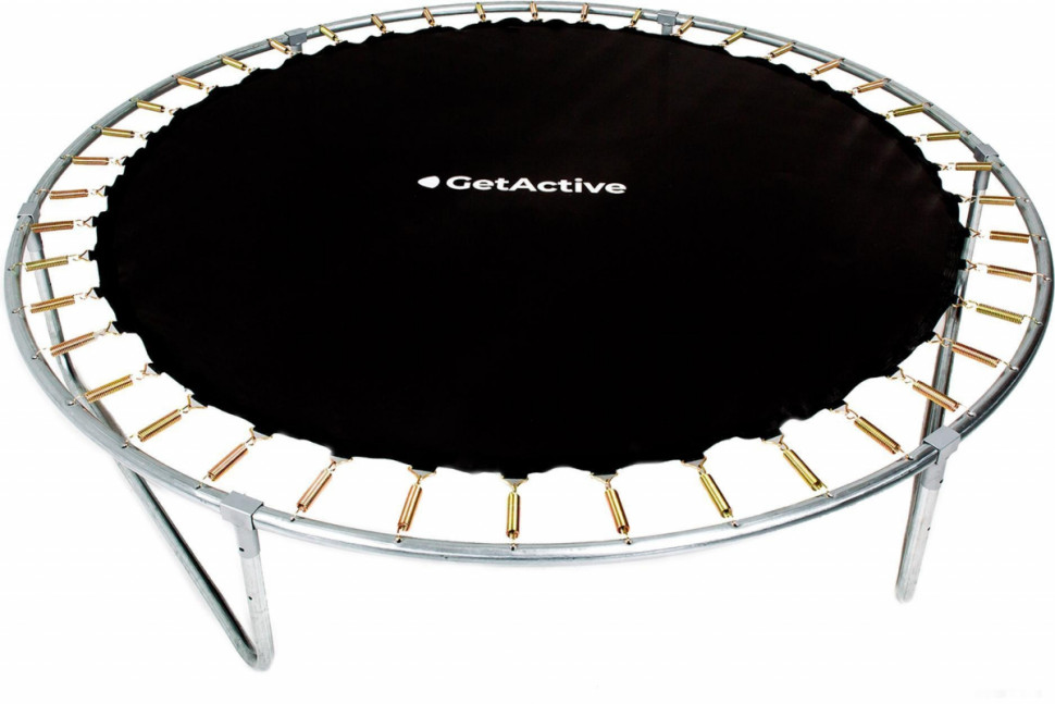 Батут GetActive Jump 8ft - 252 см с лестницей, внешней сеткой (синий) Батут GetActive Jump 8ft - 252 см с лестницей, внешней сеткой (синий)