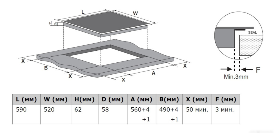 Варочная панель Weissgauff HI 642 BSCM Dual Flex Варочная панель Weissgauff HI 642 BSCM Dual Flex