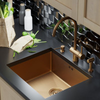 Кухонная мойка Mixline 548571 (бронза, 3 мм)