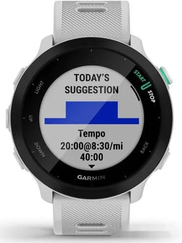 Умные часы Garmin Forerunner 55 (белый) Умные часы Garmin Forerunner 55 (белый)