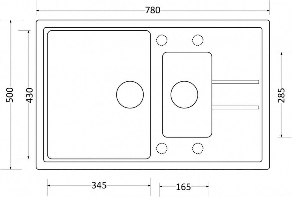 Кухонная мойка Zorg Luka 102 (слоновая кость) Кухонная мойка Zorg Luka 102 (слоновая кость)