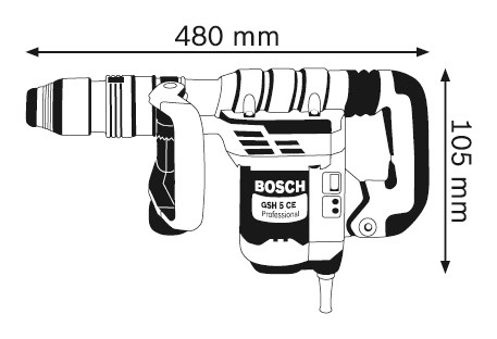 Отбойный молоток Bosch GSH 5 CE Professional