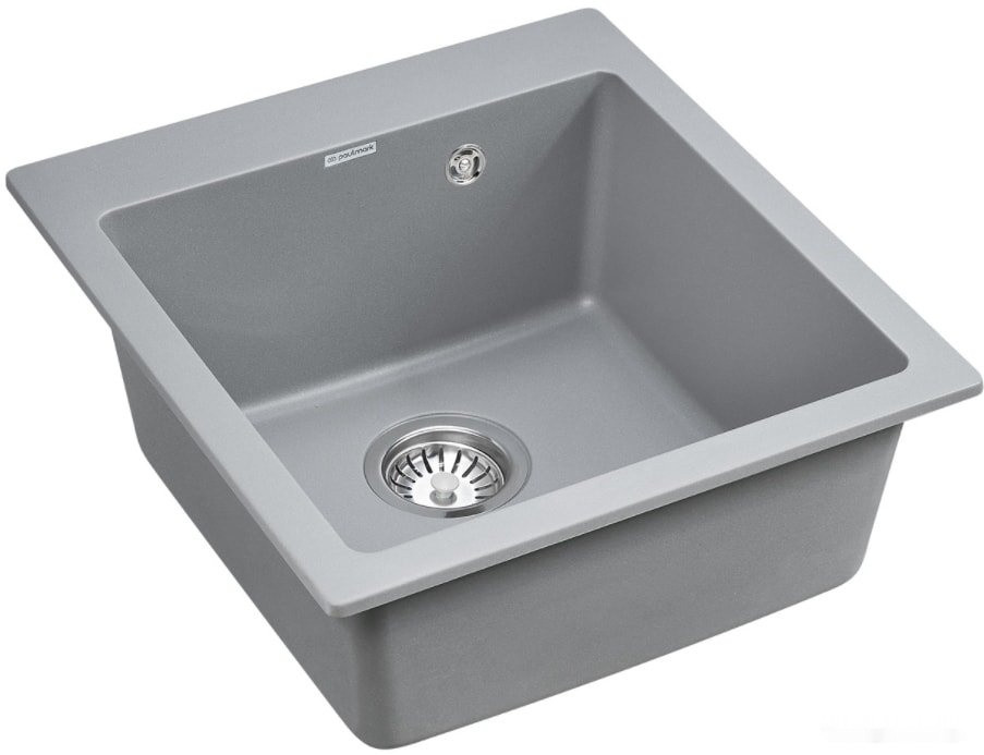 Кухонная мойка Paulmark Kante 45 PM104651-GRM Кухонная мойка Paulmark Kante 45 PM104651-GRM