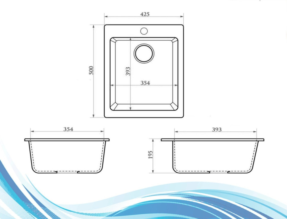 Кухонная мойка Berge BR-4200 + Like F8005022 (черный) Кухонная мойка Berge BR-4200 + Like F8005022 (черный)