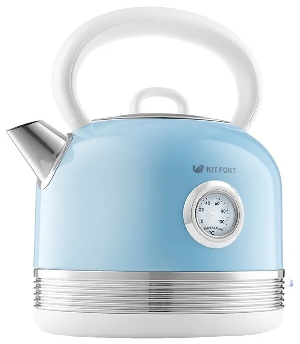 Электрический чайник Kitfort KT-634-4 (голубой)
