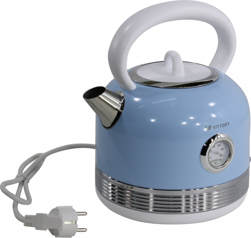 Электрический чайник Kitfort KT-634-4 (голубой)