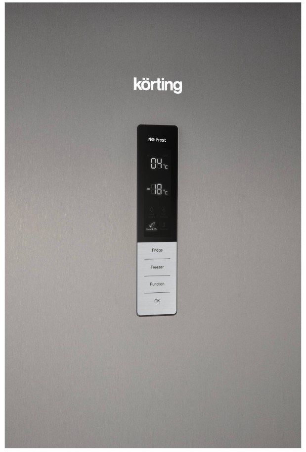 Холодильник с морозильником Korting KNFC 61869 X Холодильник с морозильником Korting KNFC 61869 X
