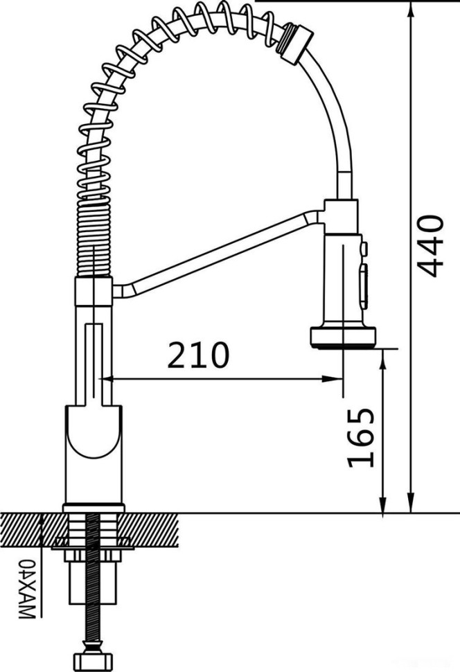 Смеситель Shevanik S963T Смеситель Shevanik S963T