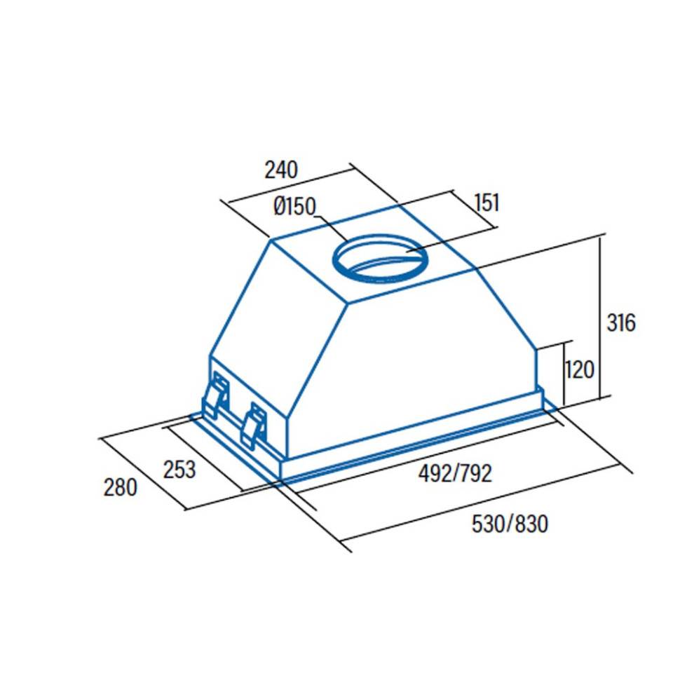Вытяжка CATA GCX 53 SD Вытяжка CATA GCX 53 SD