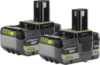 Аккумулятор для инструмента Ryobi RB1850X2 5133005305 (2x18В/5 Ah)