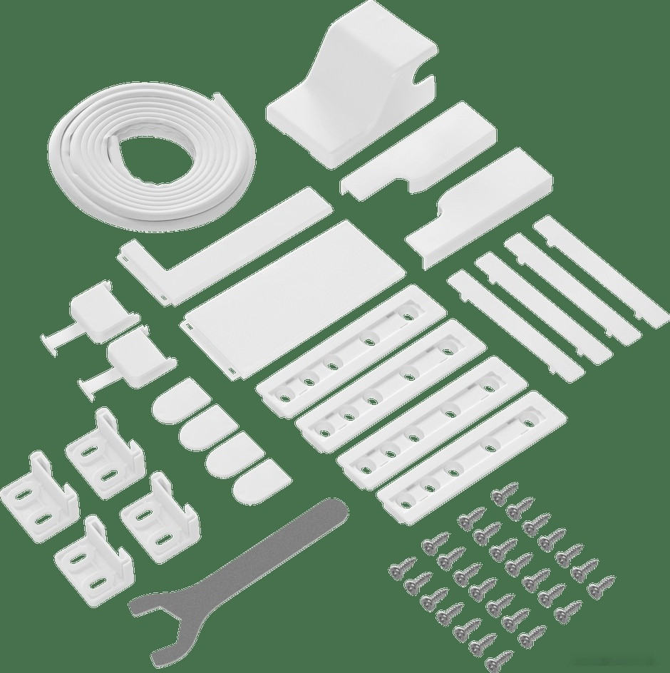 Холодильник Maunfeld MBF17754NFWHGR Lux Холодильник Maunfeld MBF17754NFWHGR Lux