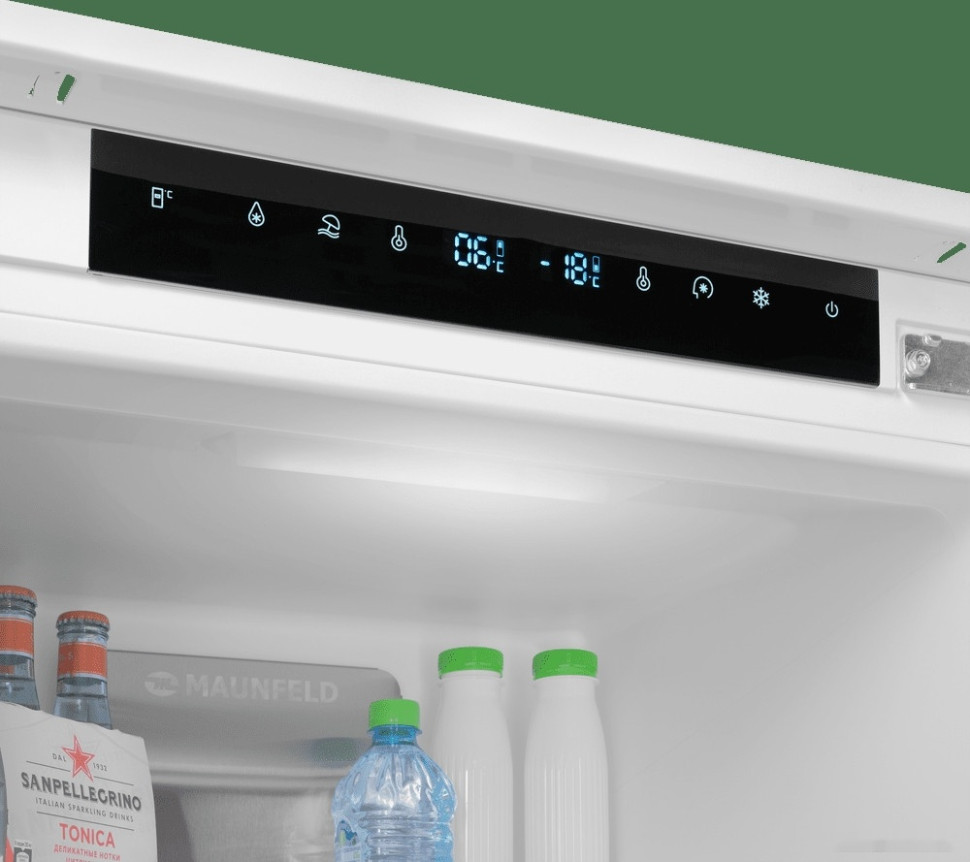 Холодильник Maunfeld MBF17754NFWHGR Lux Холодильник Maunfeld MBF17754NFWHGR Lux