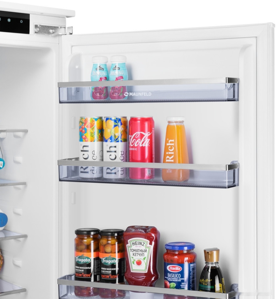 Холодильник Maunfeld MBF17754NFWHGR Lux Холодильник Maunfeld MBF17754NFWHGR Lux