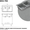 Кухонная мойка Polygran Brig 790 (серый) Кухонная мойка Polygran Brig 790 (серый)