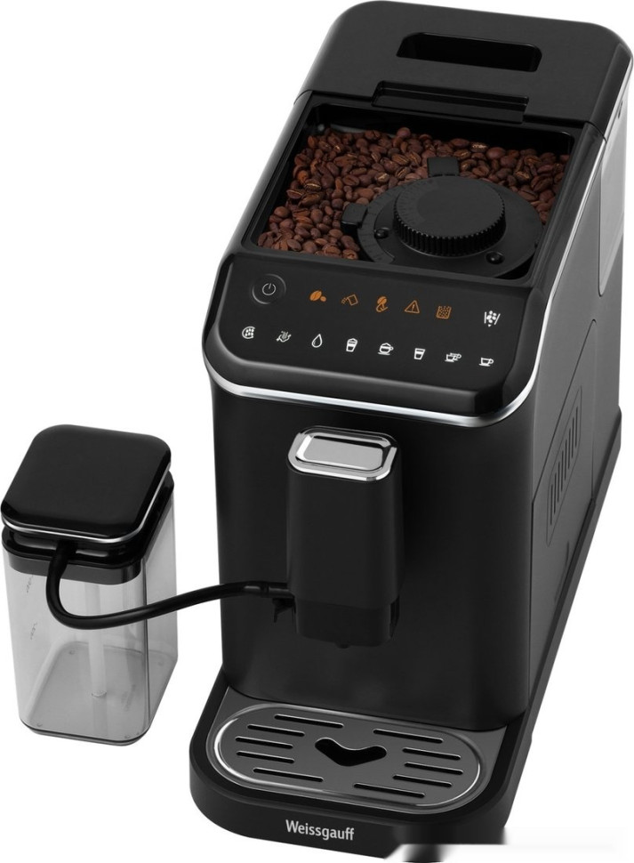 Кофемашина Weissgauff WCM-325 Black Automatic Touch Cappuccino