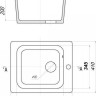 Кухонная мойка Saniteco Silva (серый) Кухонная мойка Saniteco Silva (серый)