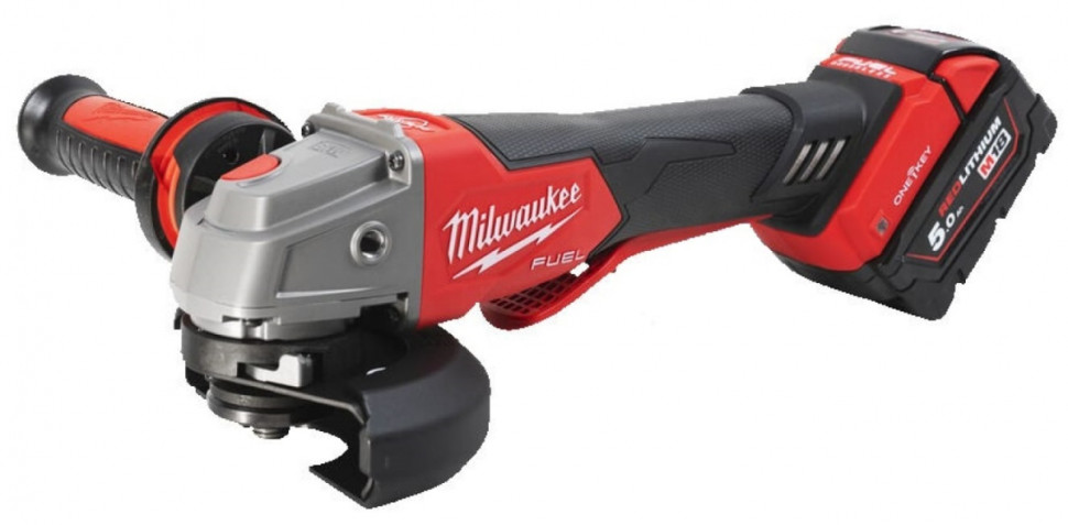 Угловая шлифмашина Milwaukee M18 ONEFSAG 125XPDB-502X Fuel 4933478435 (с 2-мя АКБ)