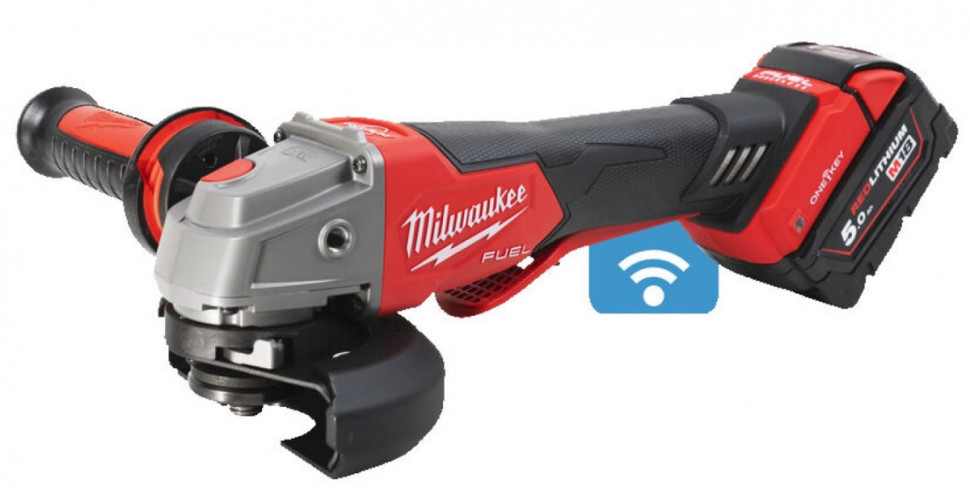 Угловая шлифмашина Milwaukee M18 ONEFSAG 125XPDB-502X Fuel 4933478435 (с 2-мя АКБ)