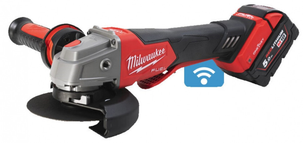 Угловая шлифмашина Milwaukee M18 ONEFSAG 125XPDB-502X Fuel 4933478435 (с 2-мя АКБ)