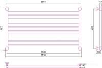 Полотенцесушитель Сунержа Богема L 600x1100 00-0202-6011