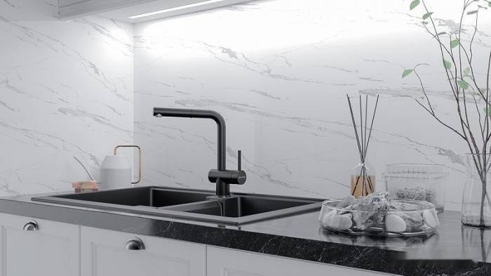 Смеситель Paulmark Dosse Do214418-401 (антрацит) Смеситель Paulmark Dosse Do214418-401 (антрацит)