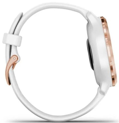 Умные часы Garmin Venu 2S (розовое золото/белый)