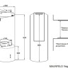 Вытяжка Maunfeld Vega 39 Wall Sensor LED (нержавеющая сталь)