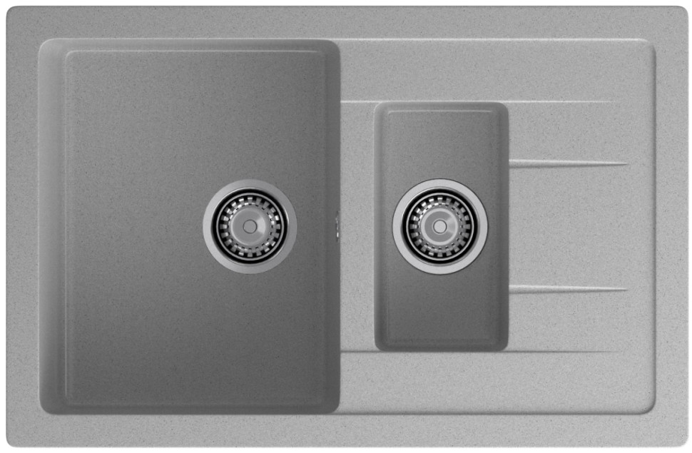 Кухонная мойка GranFest GF-Q775KL (серый)